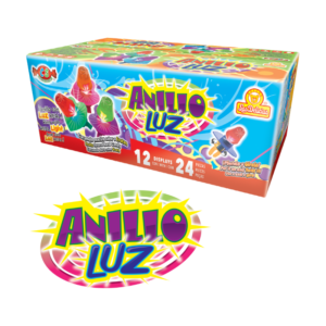 Caja de Anillo Luz Caramelos