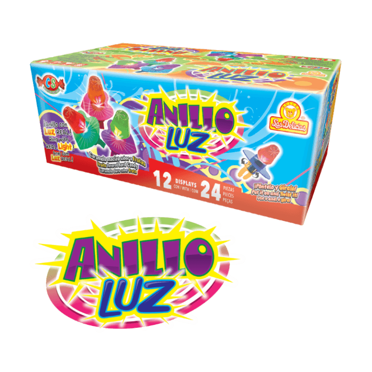 Caja de Anillo Luz Caramelos