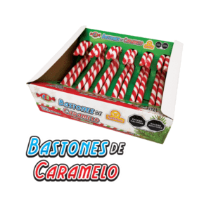 Caja de Bastones de Caramelo