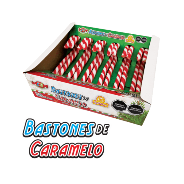 Caja de Bastones de Caramelo