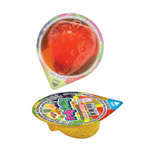 Gelatina individual de Fruty Jelly con sabor a fresa