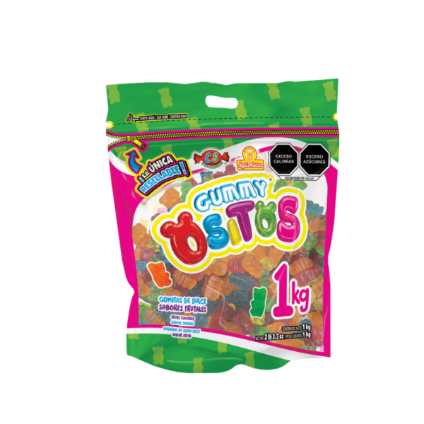 Paquete de Gummy Ositos con gomitas de sabores frutales