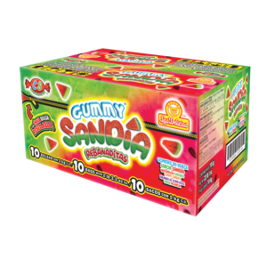 Caja de Gummy Sandías Rebanaditas con gomitas de dulce sabor sandía