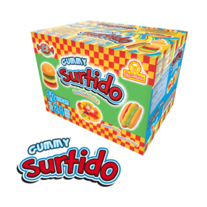 Caja de Gummy Surtido con gomitas en formas divertidas