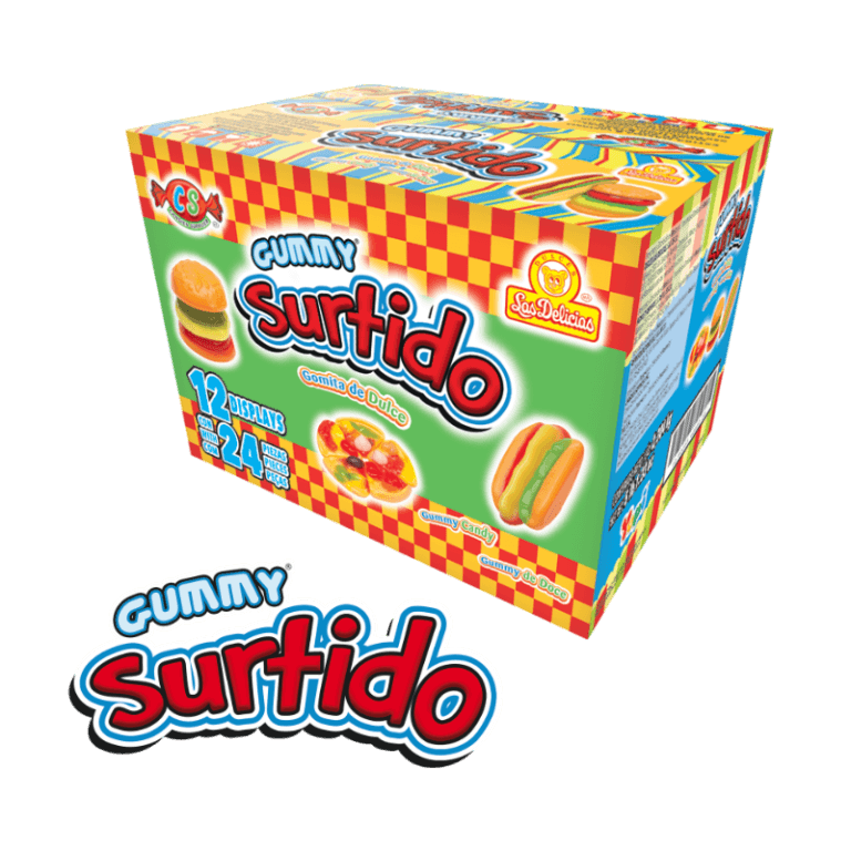 Caja de Gummy Surtido con gomitas en formas divertidas