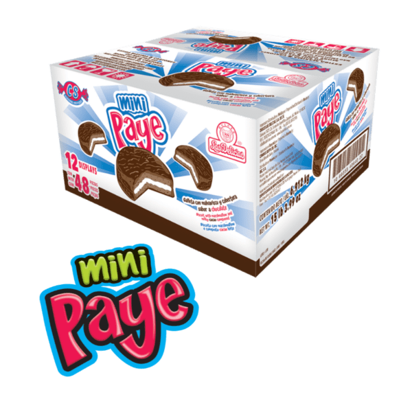 Caja de Mini Paye mostrando múltiples paquetes.