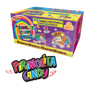 Caja de Pirinolita Candy con múltiples sabores