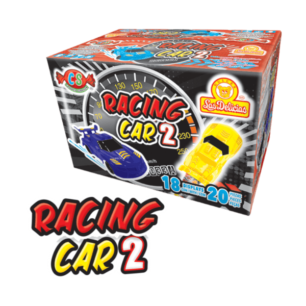 Caja de Racing Car 2 con autos de carrera