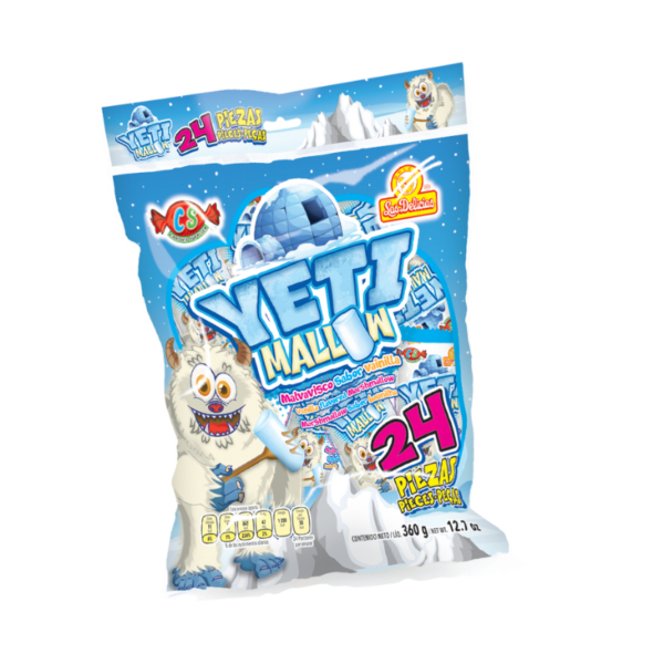 Display de Yeti Mallow con 24 piezas