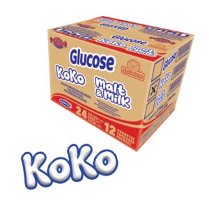 Caja de galletas Koko con empaque sellado y diseño atractivo