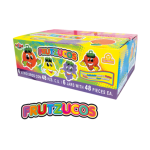 Caja mayorista de Frutzucos Vitroleto con 6 vitroleros de 48 piezas