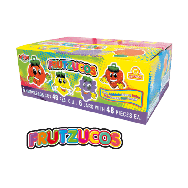 Caja mayorista de Frutzucos Vitroleto con 6 vitroleros de 48 piezas