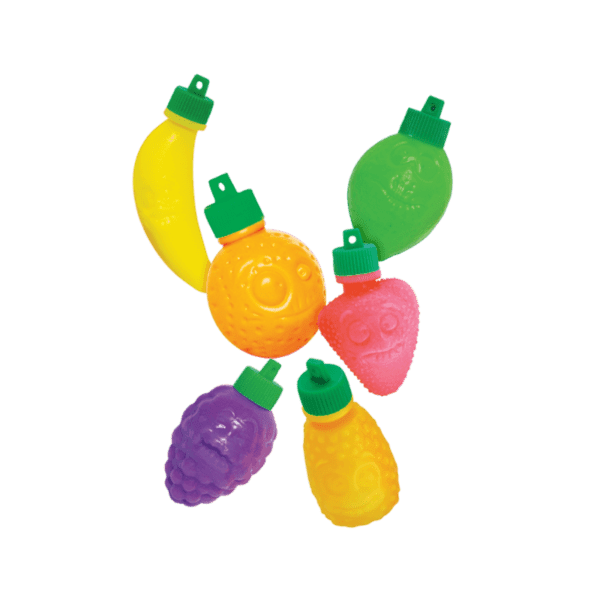 Frutitas individuales de Frutzucos en forma de frutas