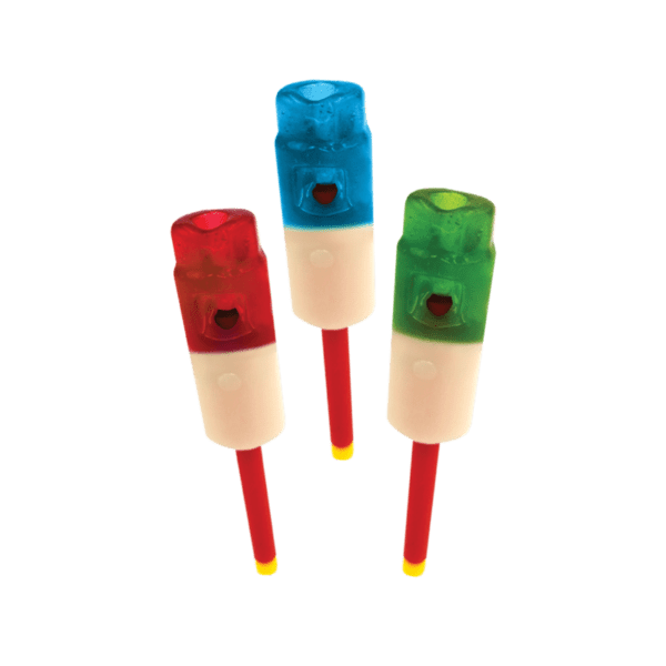 Paletas Silbaleta individuales con silbato incorporado