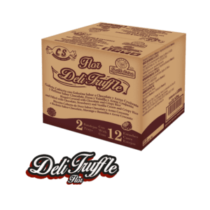 Caja mayorista de Deli Truffle Flor con 12 estuches