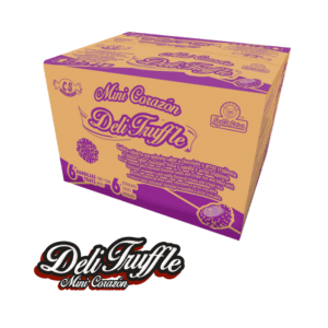 Caja mayorista de Deli Truffle Mini Corazón con 6 bandejas