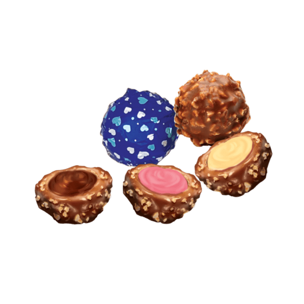 Bombones individuales de Deli Truffle Mini Corazón