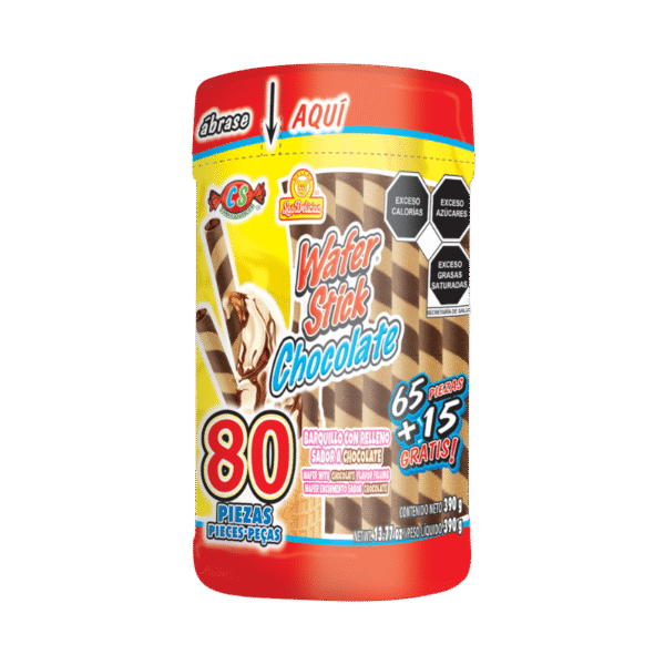 Wafer Stick Chocolate 390g Display