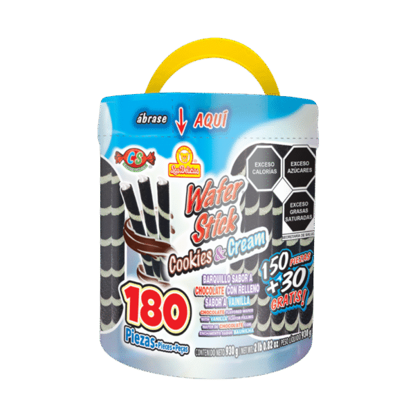 Vitrolero Wafer Stick Cookies & Cream 930g