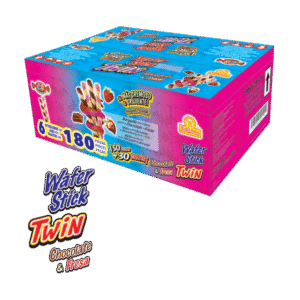 Caja de Wafer Stick Twin sabor Fresa y Chocolate de 930g