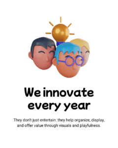 We innovate every year