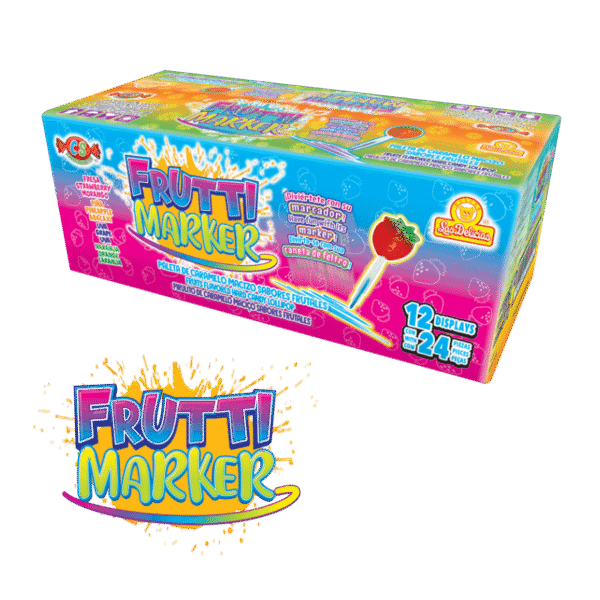 Caja master de Frutty Marker con 12 displays