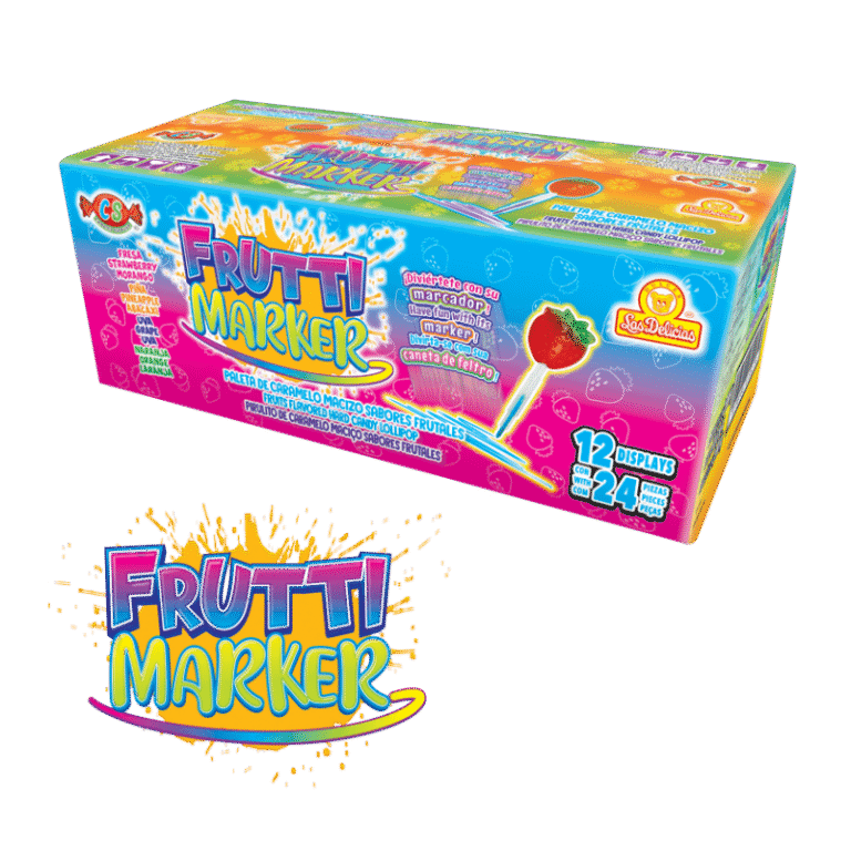 Caja master de Frutty Marker con 12 displays