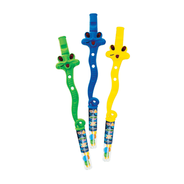 Tubos individuales de Serpiente Candy con juguete en forma de serpiente