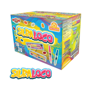 Caja mayorista de Silbaloco con 18 displays de 20 piezas
