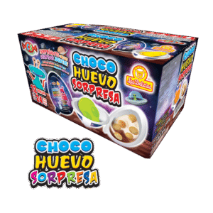 Caja de Choco Huevo Sorpresa Alien con 24 piezas