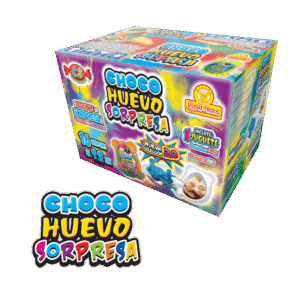 Choco Huevo Sorpresa Sicodelico Display 12