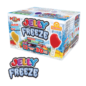 Jelly Freeze – caja master con 12 vitroleros y diseño frutal con efecto hielo