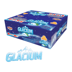 Caja de Glacium Menta con 40 displays de goma de mascar sin azúcar
